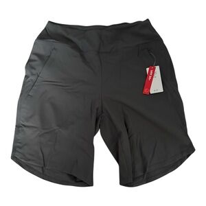 Baleaf Women’s High Waist Swim Shorts with Pockets Dark Grey Size M